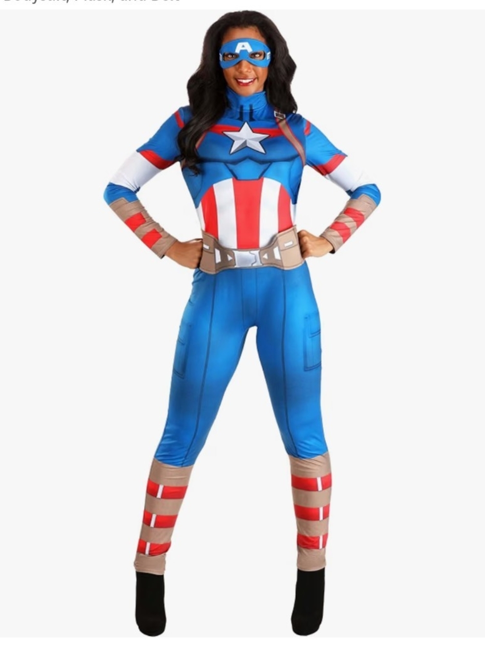 Captain America Women's Costume Size Medium